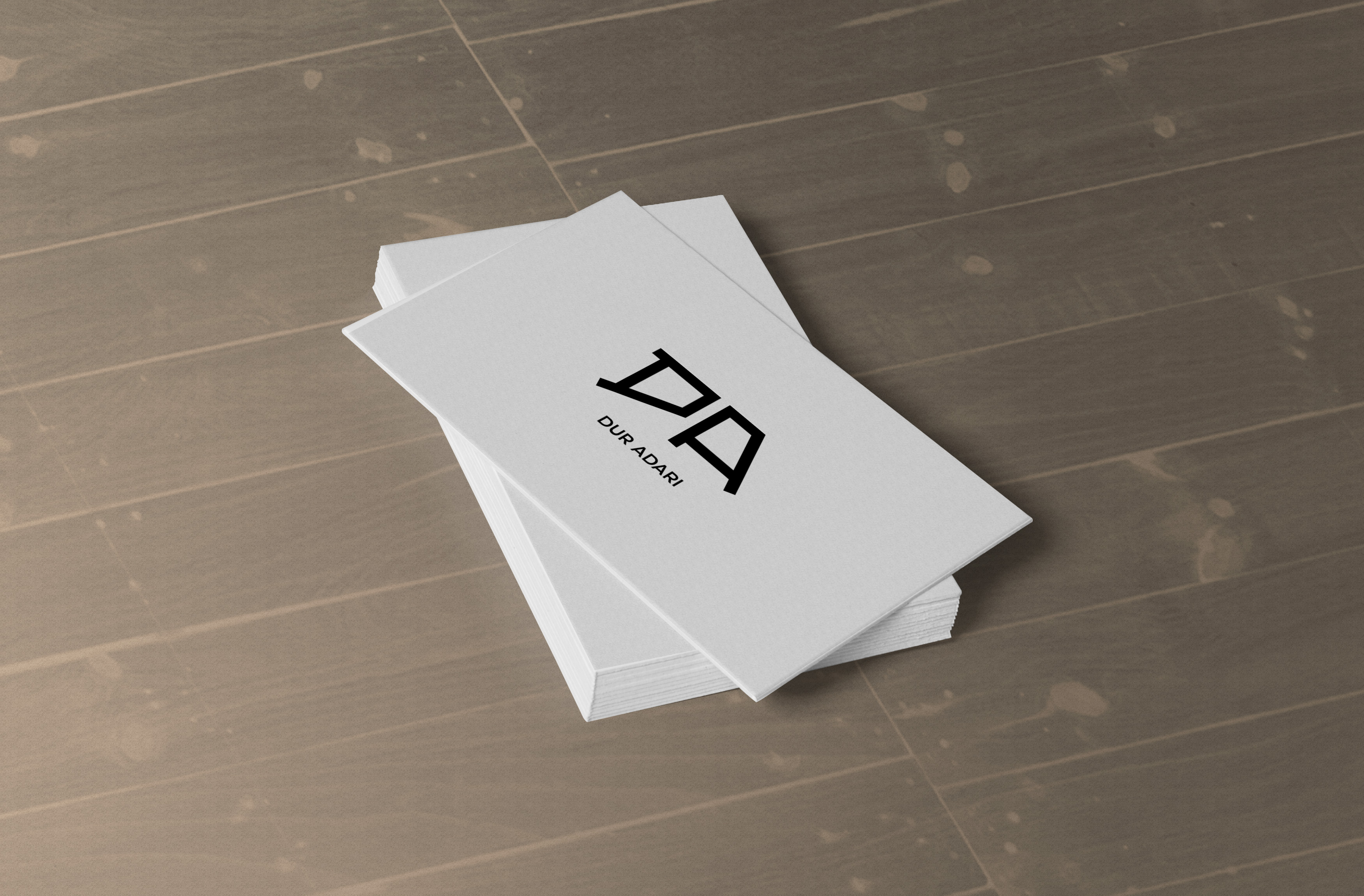 Dura Adari business card mockup