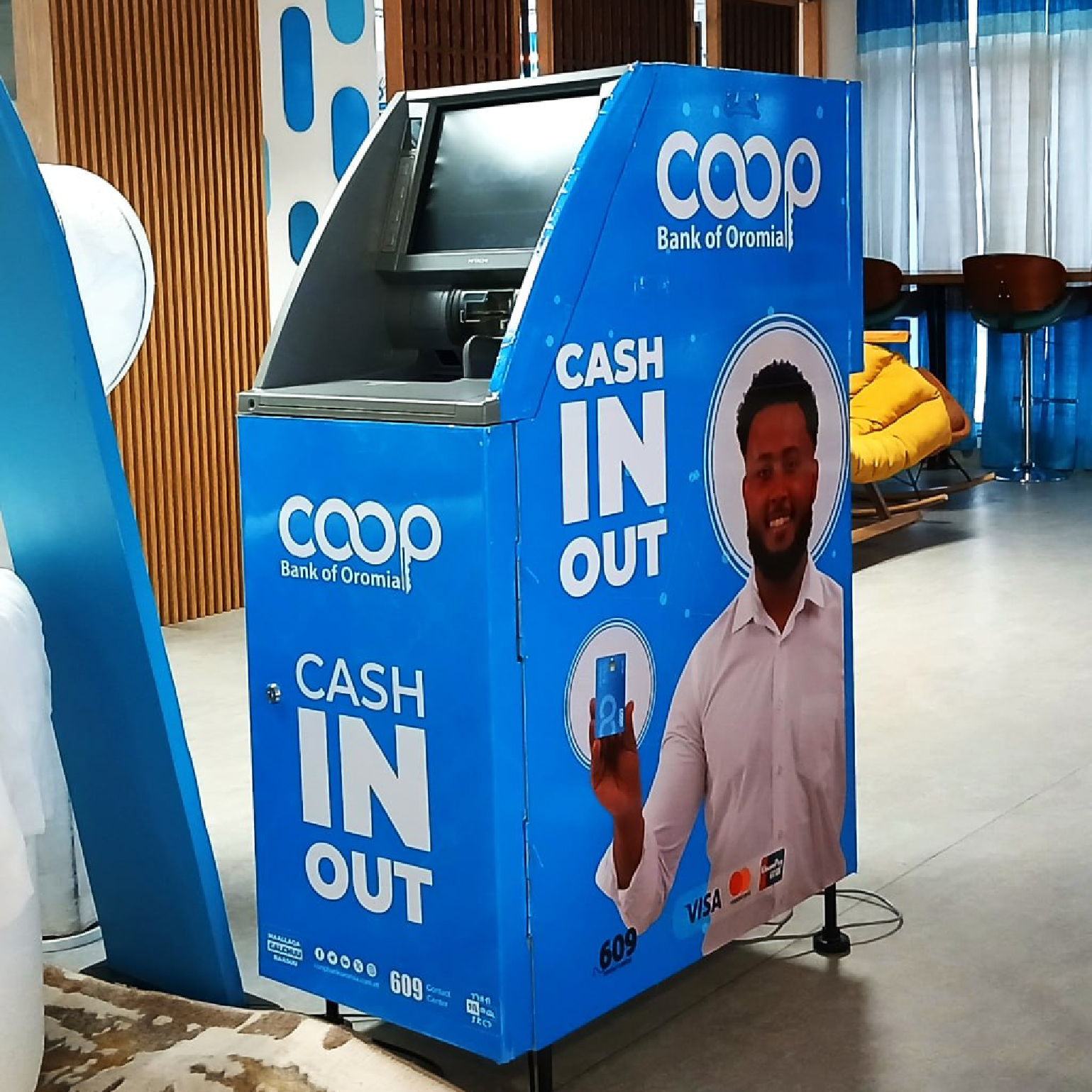 Cooperative Bank of Oromia CRM ATM shelter signage design